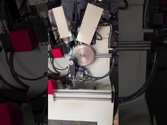 Мельница для деревообработки с многолистными лезвиями, передняя и задняя стороны