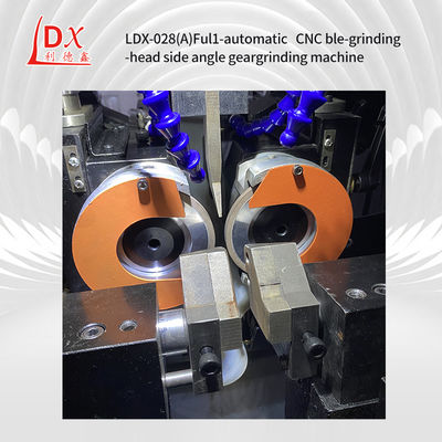 Полная CNC Круговая лезвие пилы Двойная голова шлифовки Боковый угол редуктора шлифовальной машины LDX-028A