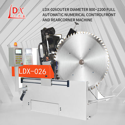 LDX-026 Диаметр шлифовки 500-2200MM Полная CNC Круговая пила Бледное лезвие Передняя и задняя угол шлифовальной машины