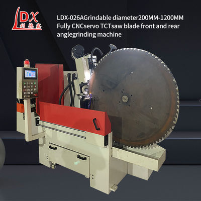 LDX-026A Серво питание полное CNC круговой пилы лезвия передней и задней угловой заточной машины