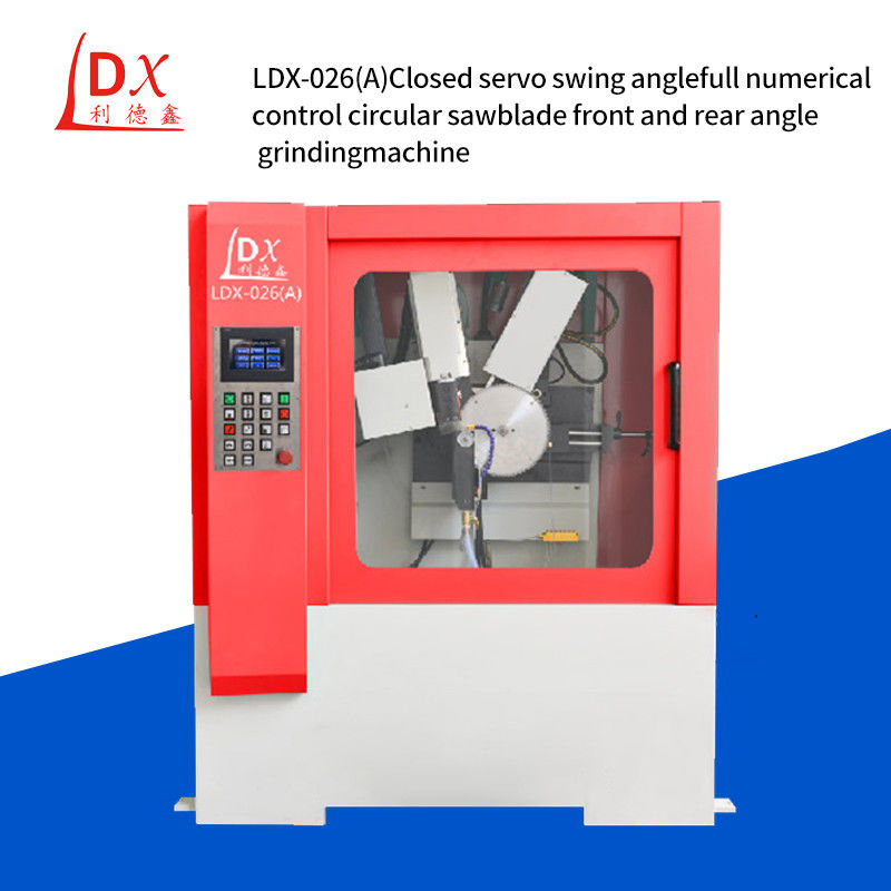 Полный закрытый сервоугольный угол вращения полный CNC TCT лезвие пилы Передний и задний угол Остриевой машины LDX-026A