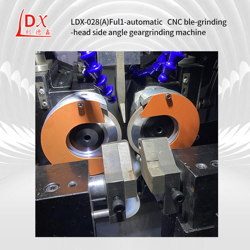 Полная CNC Круговая лезвие пилы Двойная голова шлифовки Боковый угол редуктора шлифовальной машины LDX-028A