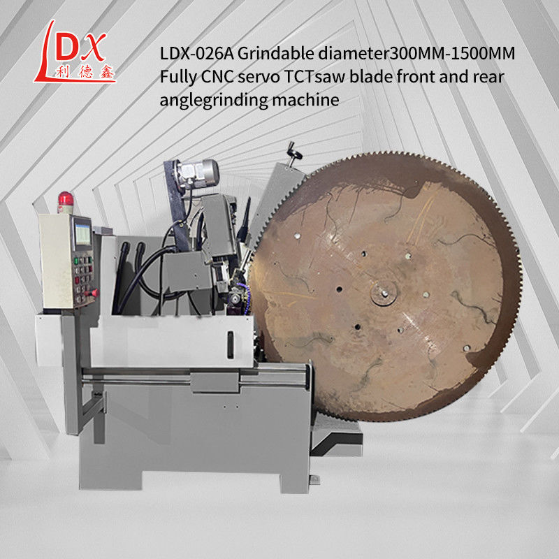 LDX-026A Слифовальный диаметр 250-1500MM Полная CNC сервокормление Круговая пила лезвие Слифовальная машина