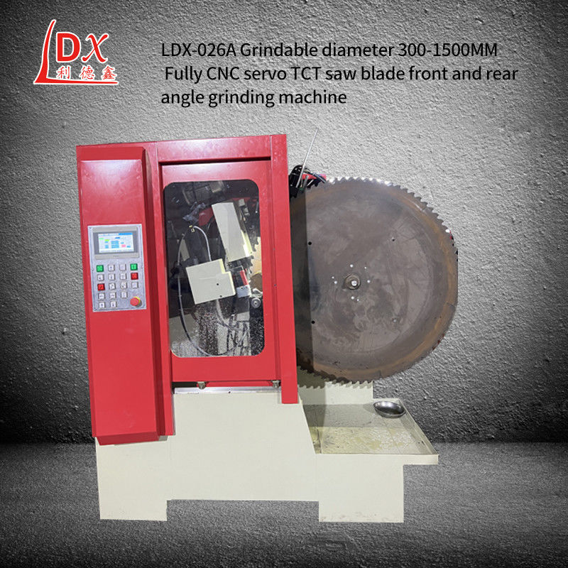 LDX-026A Серво питание Большая TCT пила лезвие Передняя и задняя угол шлифовальная машина