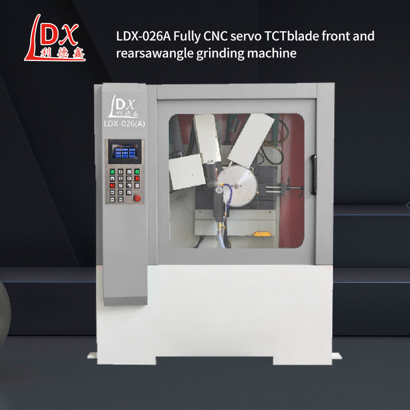 LDX-026A Полностью замкнутый ЦНС Круговая пила лезвие Передняя и задняя угол шлифовальная машина
