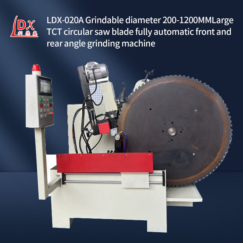 LDX-020A Фабричная прямая автоматическая пиловая лезвие передняя и задняя уголная острельная машина