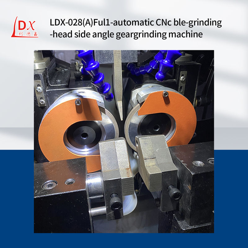 LDX-028A высокоточная сервополная ЦНС круговая пила лезвие двойная голова шлифовки боковая угловая шлифовка